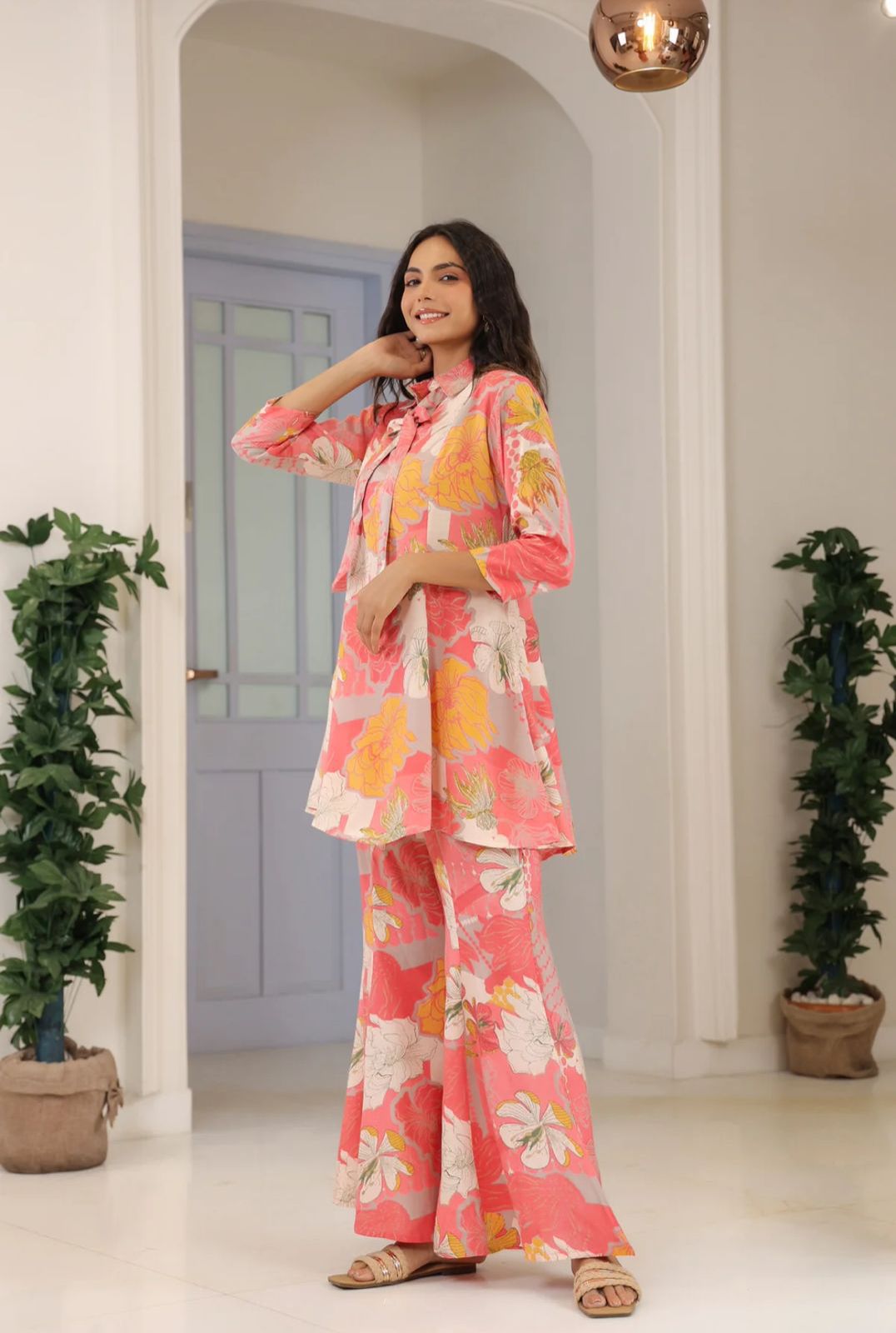 MultiFloral printed Co-ord Set