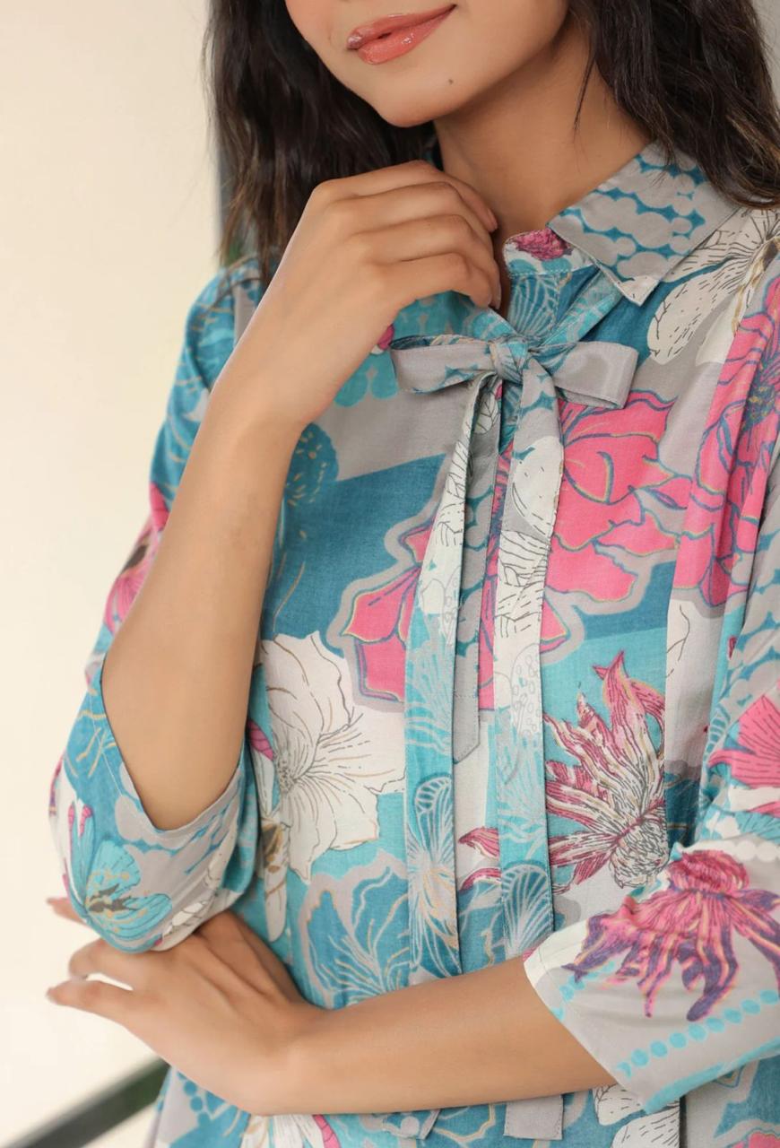 MultiFloral printed Co-ord Set