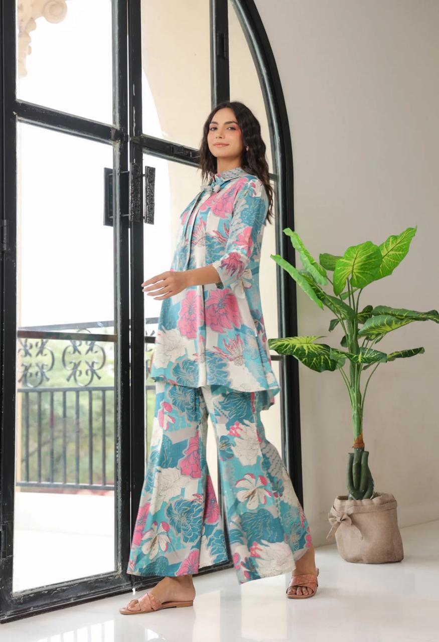 MultiFloral printed Co-ord Set