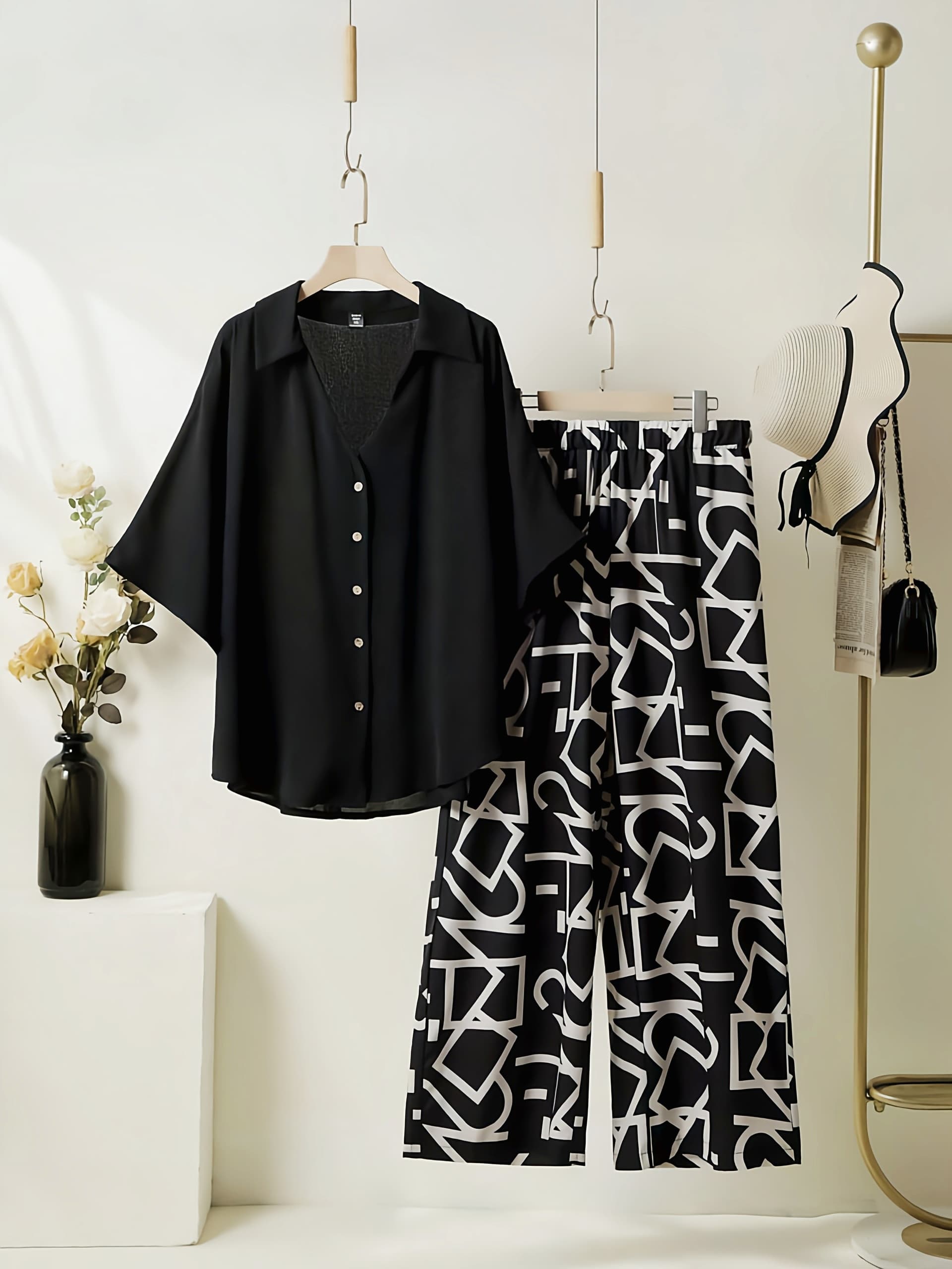 Elegant Stylish printed Co-ord Set