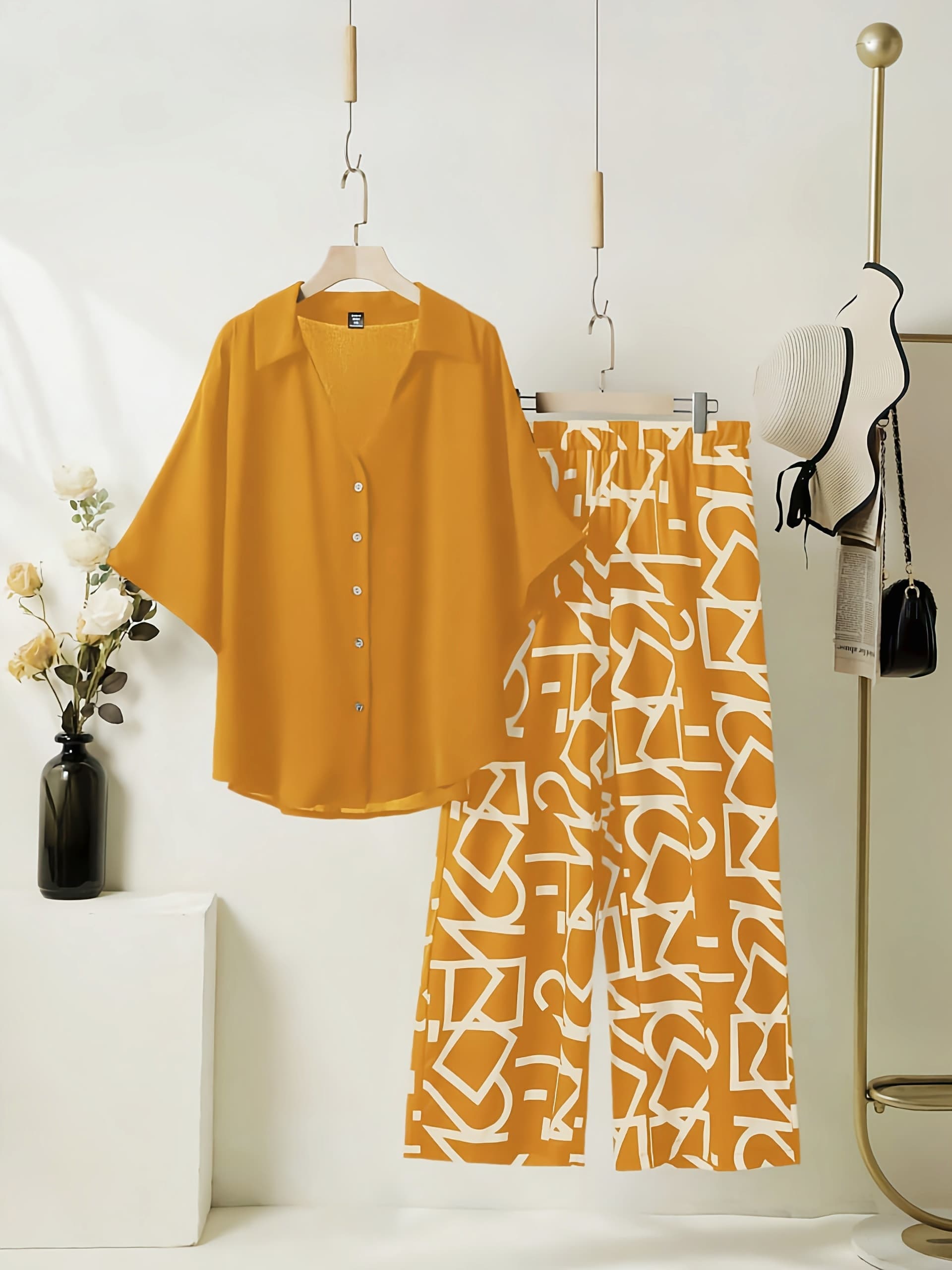 Elegant Stylish printed Co-ord Set