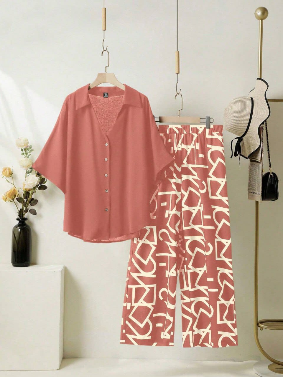 Elegant Stylish printed Co-ord Set