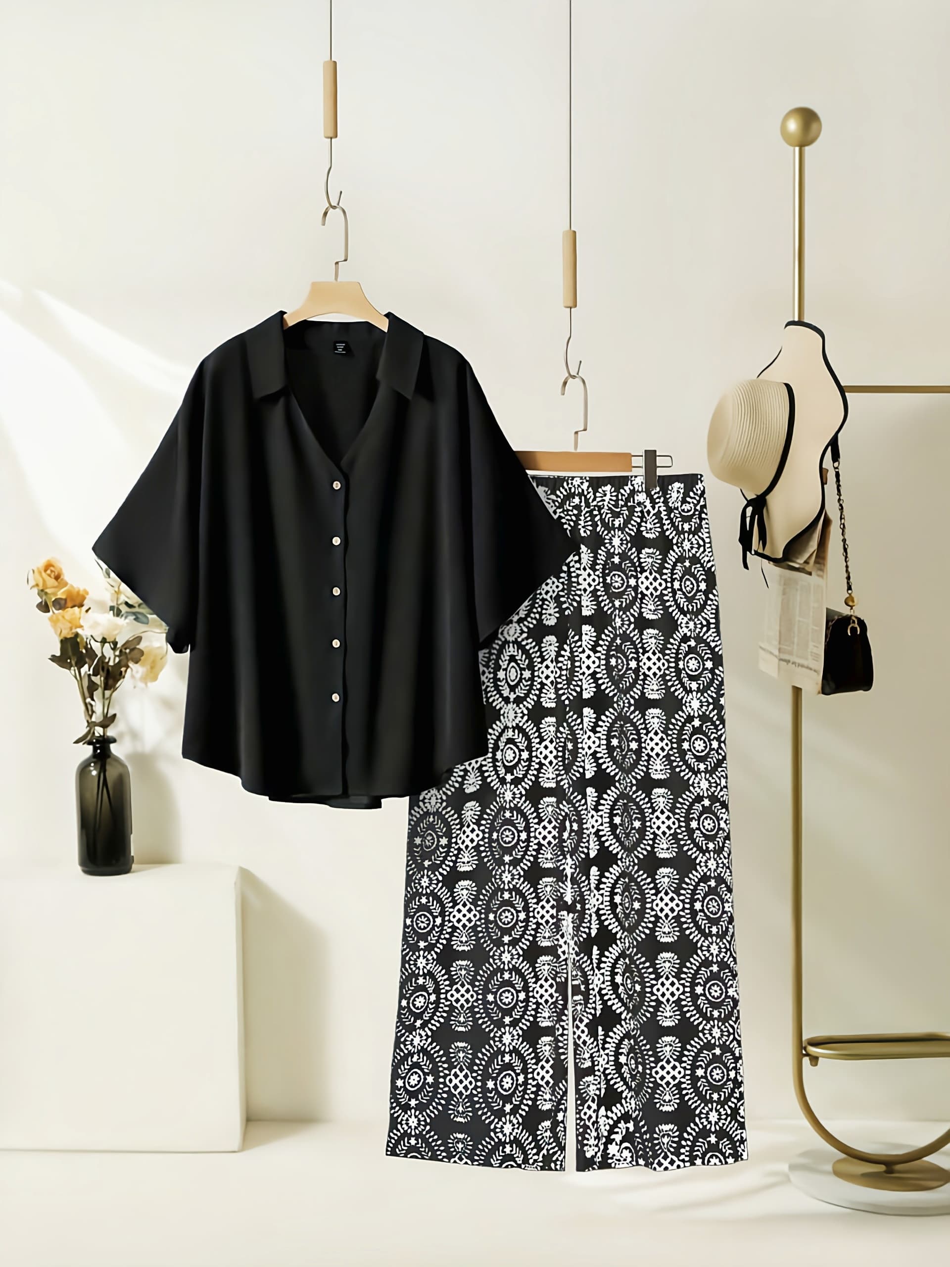 Elegant Stylish printed Co-ord Set