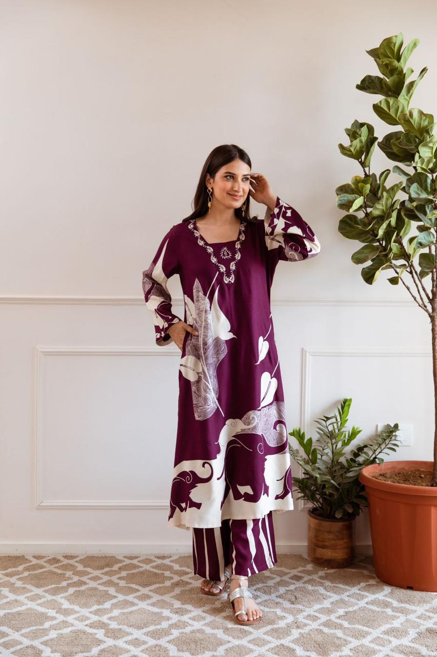 Elegant Traditional Chic Co-ord Set