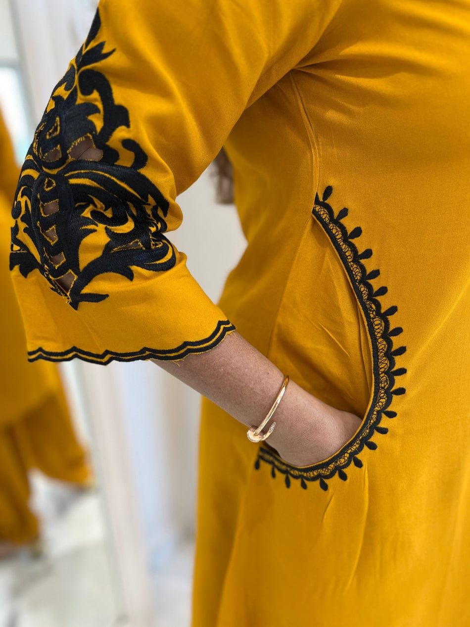 Elegant Heavy Embroidered Co-ord Set