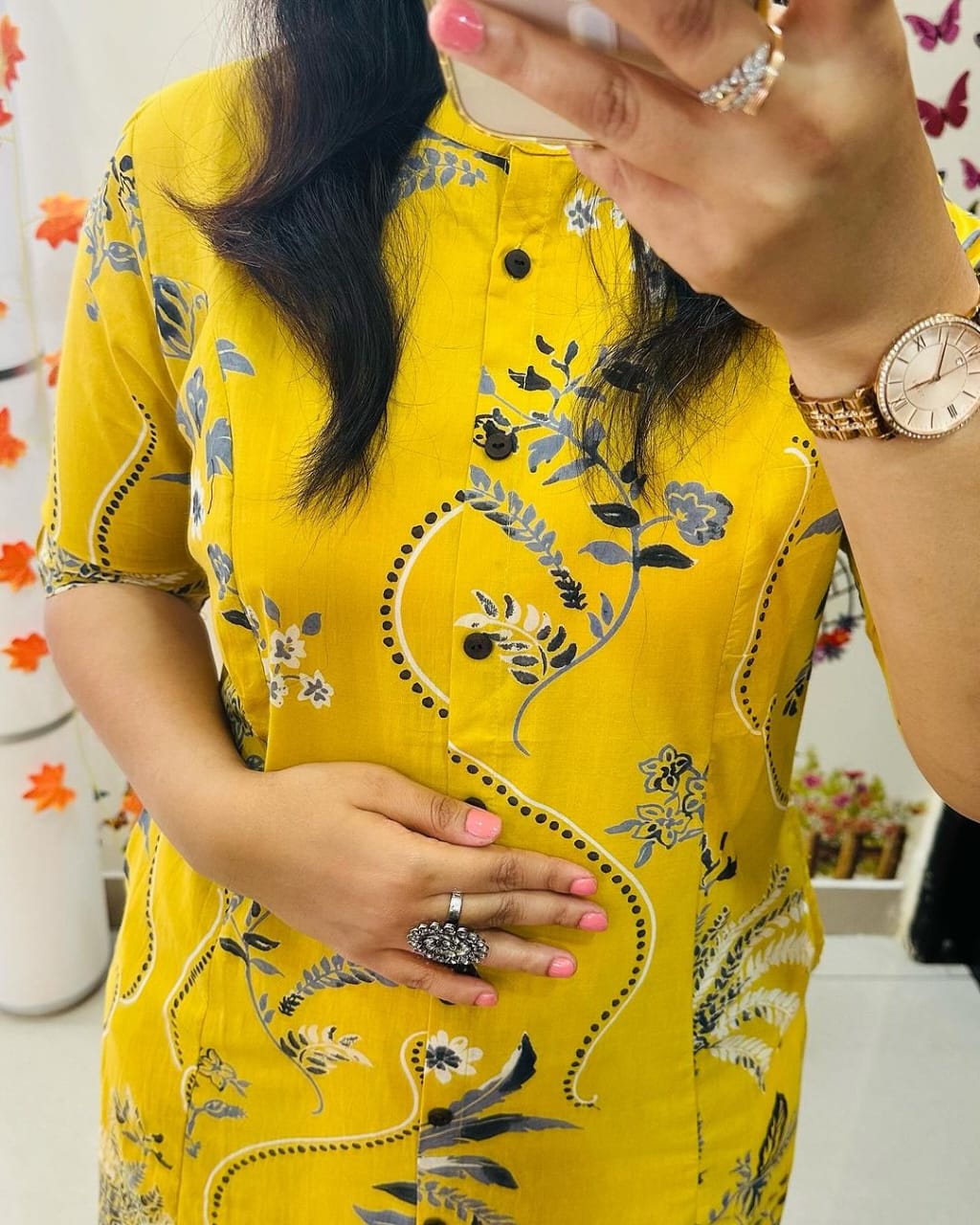 Premium Yellow Embroidered Co-ord Set