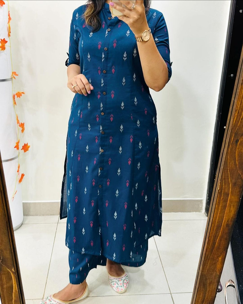 Elegant A-Line Printed Co-ord Set