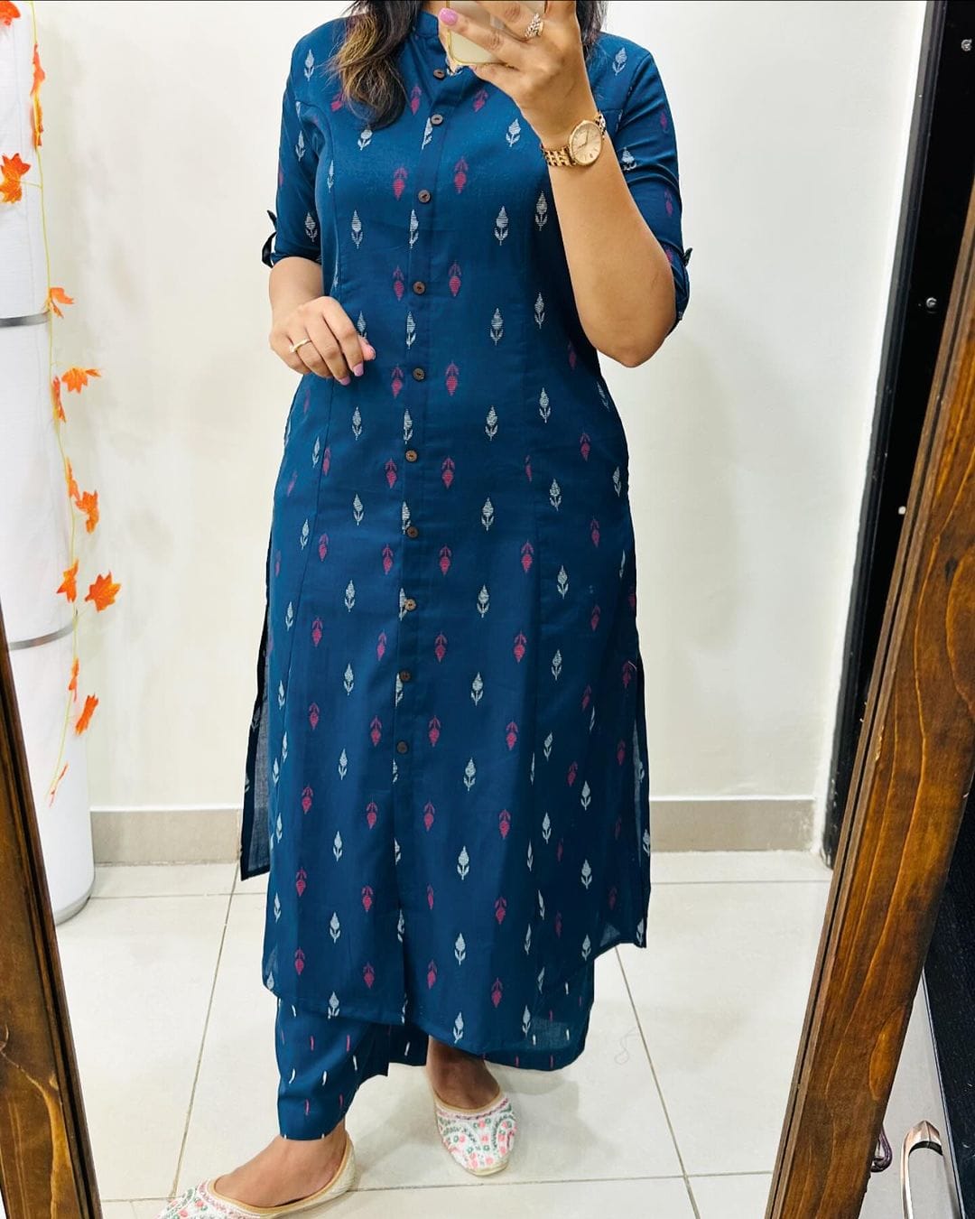 Elegant A-Line Printed Co-ord Set