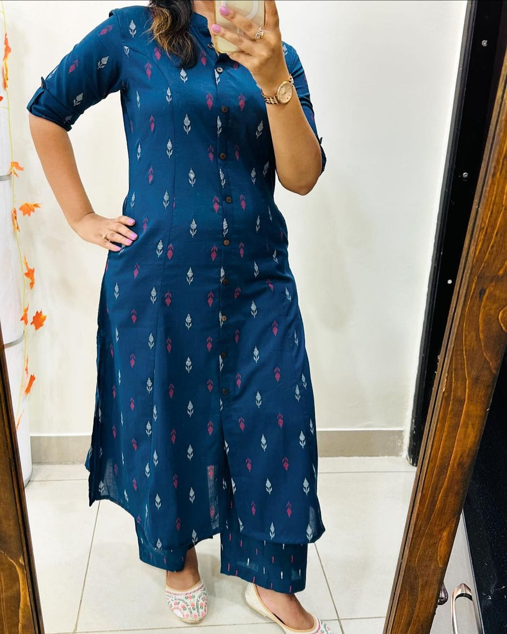 Elegant A-Line Printed Co-ord Set