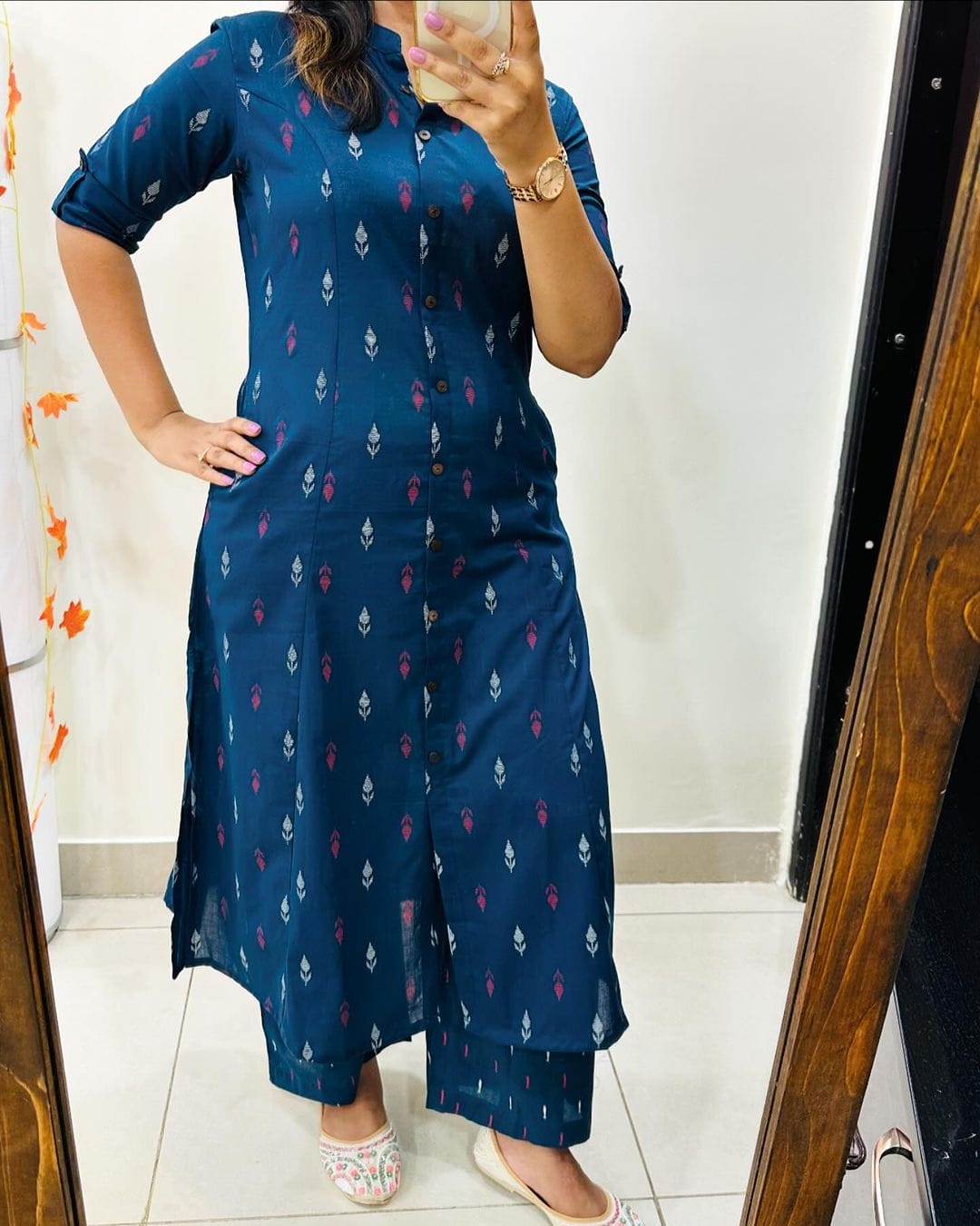 Elegant A-Line Printed Co-ord Set