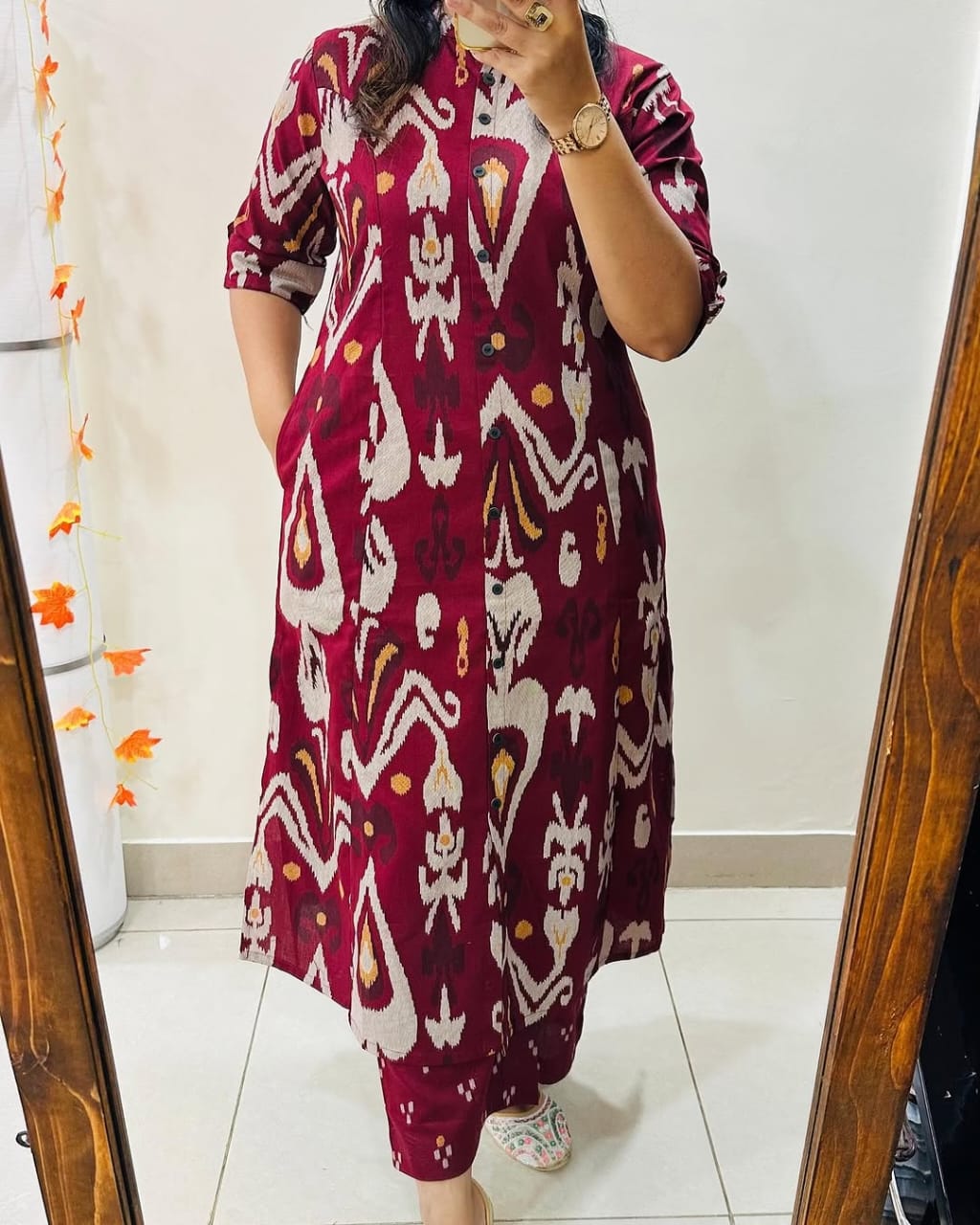 Cotton Printed Long Co-ord Set