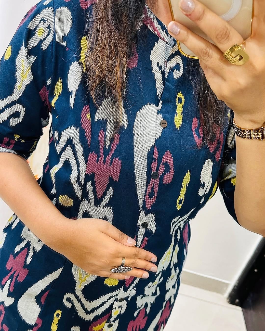 Cotton Printed Long Co-ord Set