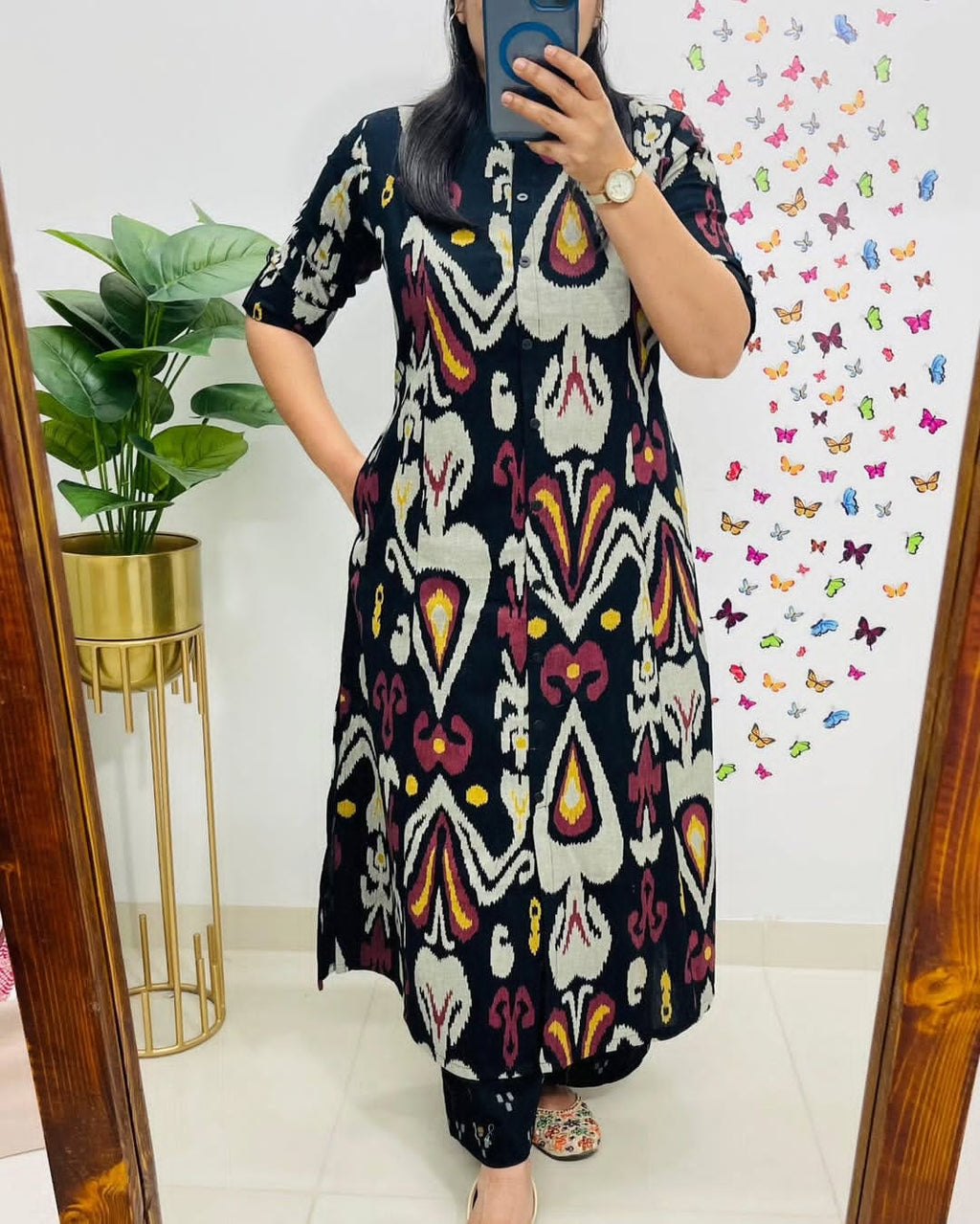 Cotton Printed Long Co-ord Set