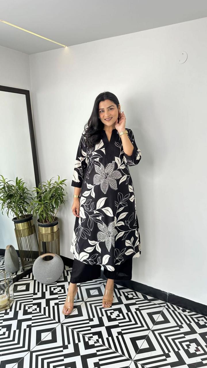 Designer Floral Printed Co-ord Set