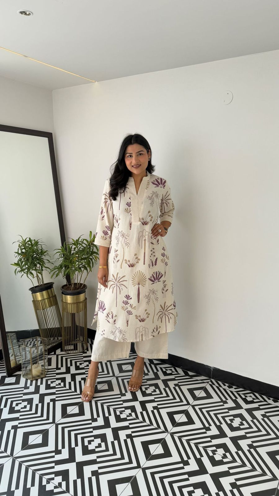 Elegant Classy Printed Co-ord Set