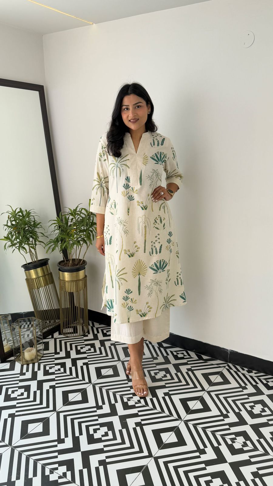 Elegant Classy Printed Co-ord Set