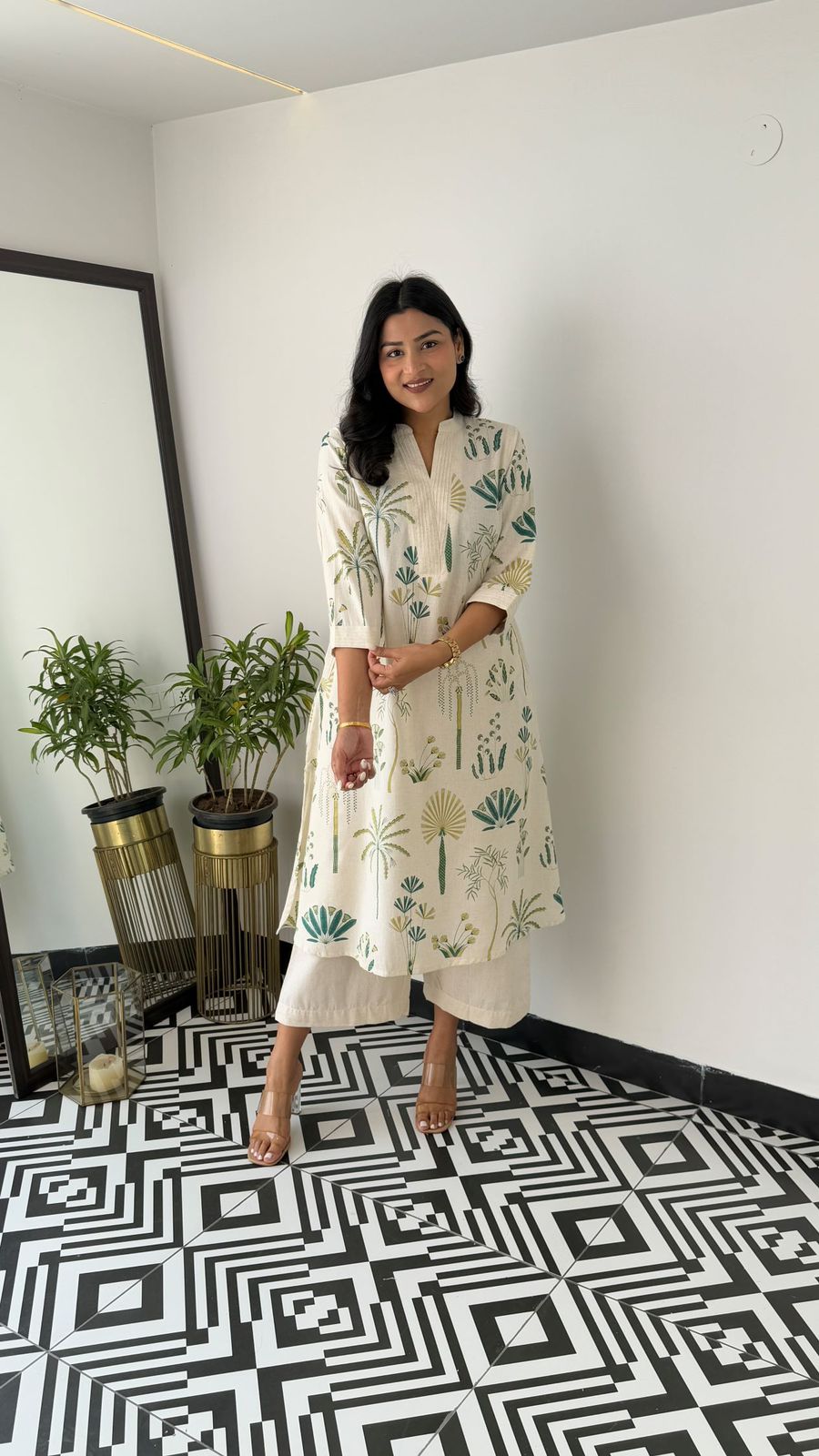 Elegant Classy Printed Co-ord Set