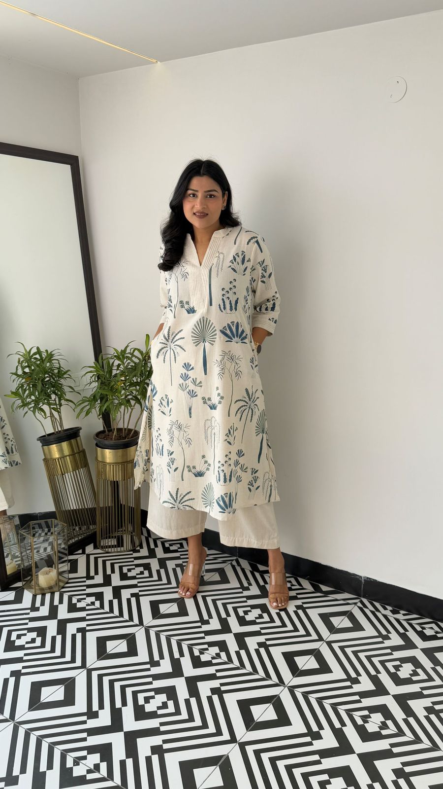 Elegant Classy Printed Co-ord Set