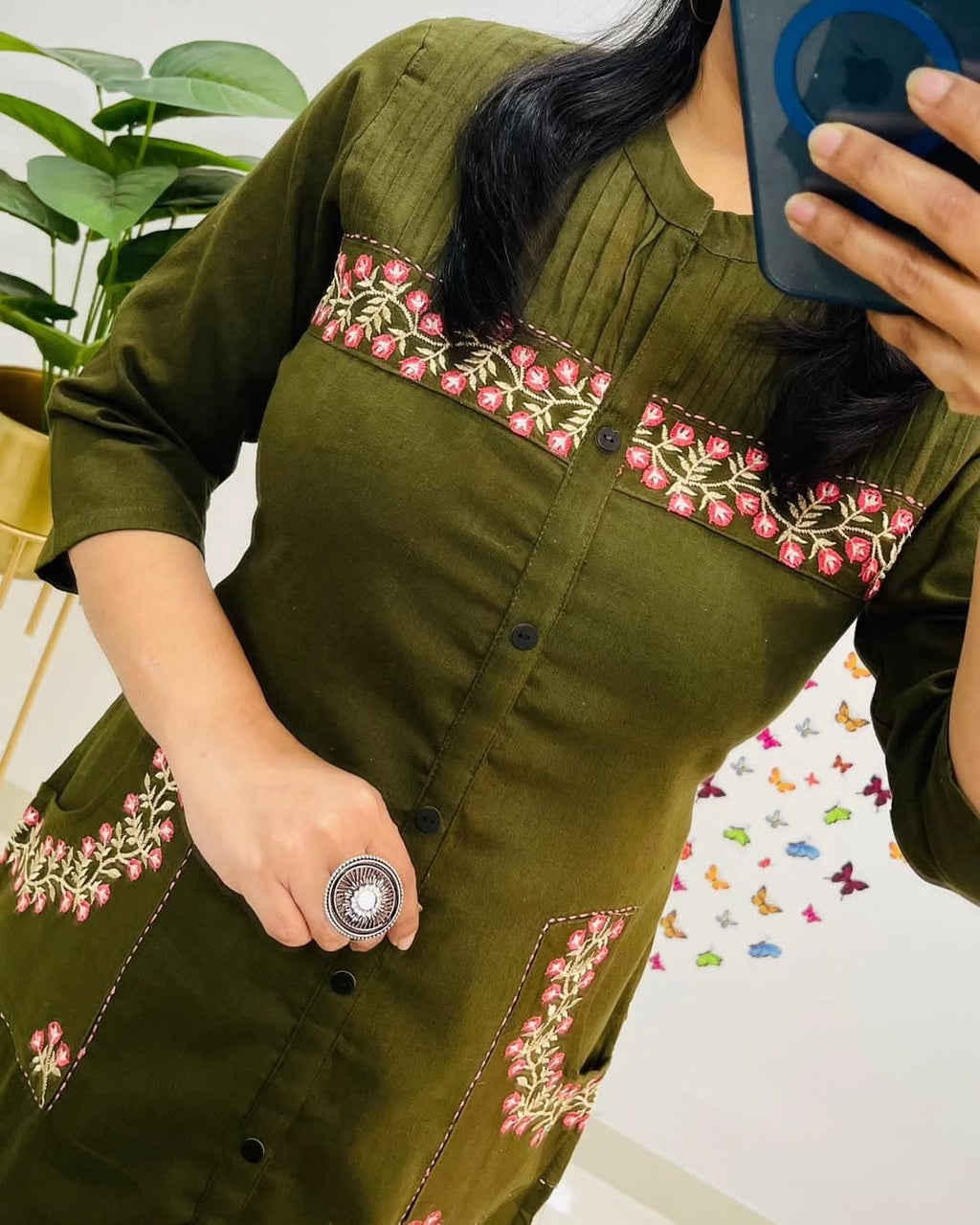 Elegant Classy Embroidered Co-ord Set