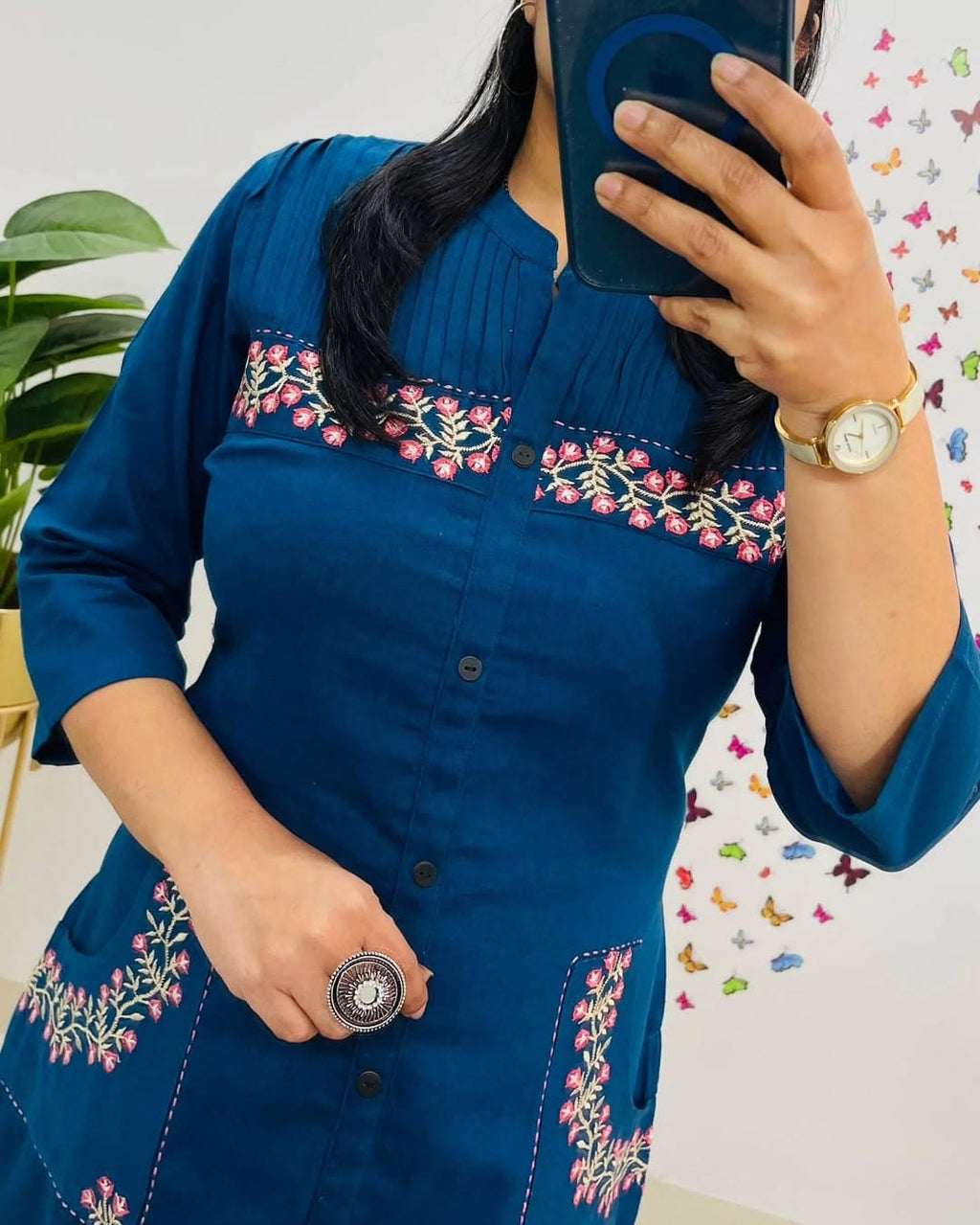 Elegant Classy Embroidered Co-ord Set