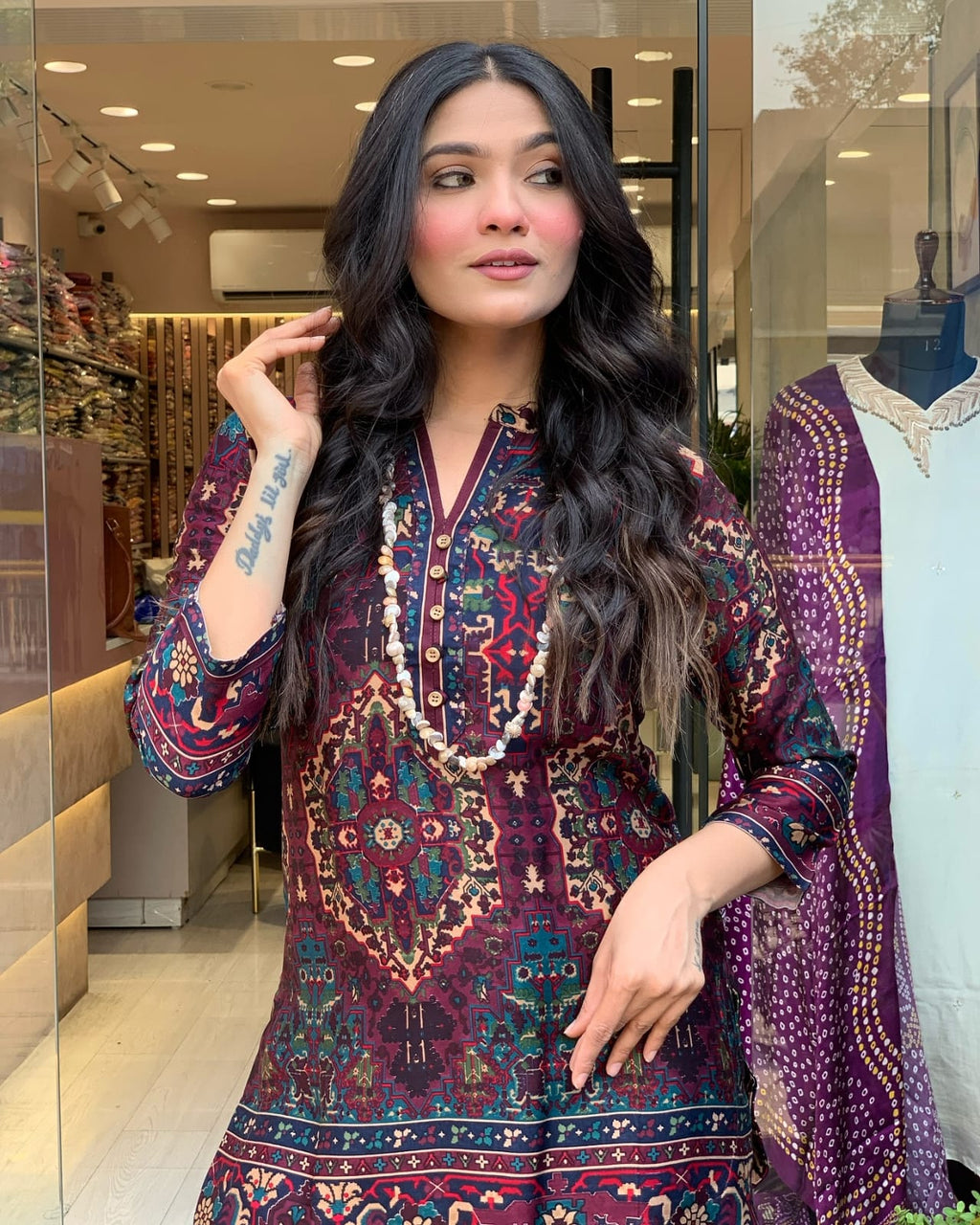 Premium Co-Shirt Embroidered Co-ord Set