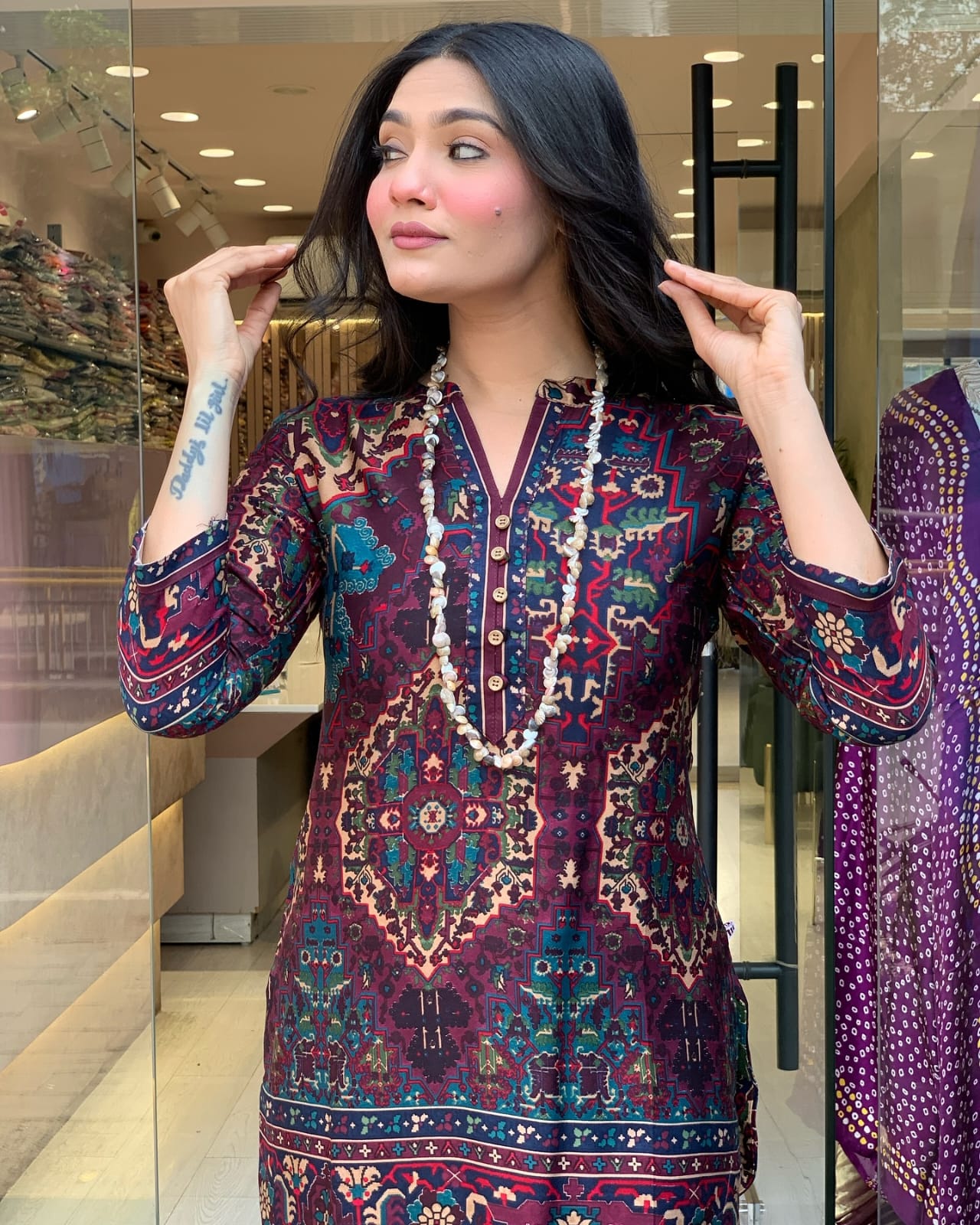 Premium Co-Shirt Embroidered Co-ord Set