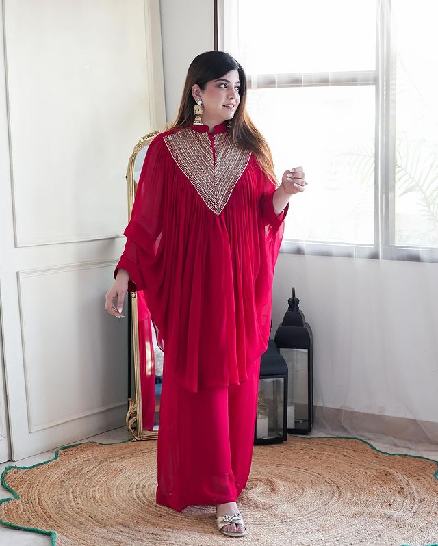 Classic Embroidered Kaftan Co-ord Set