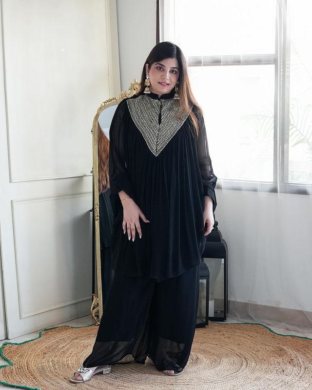 Classic Embroidered Kaftan Co-ord Set