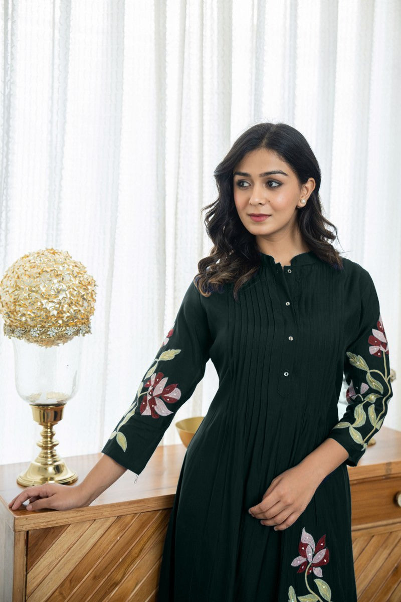 Elegant Heavy Embroidered Co-ord Set