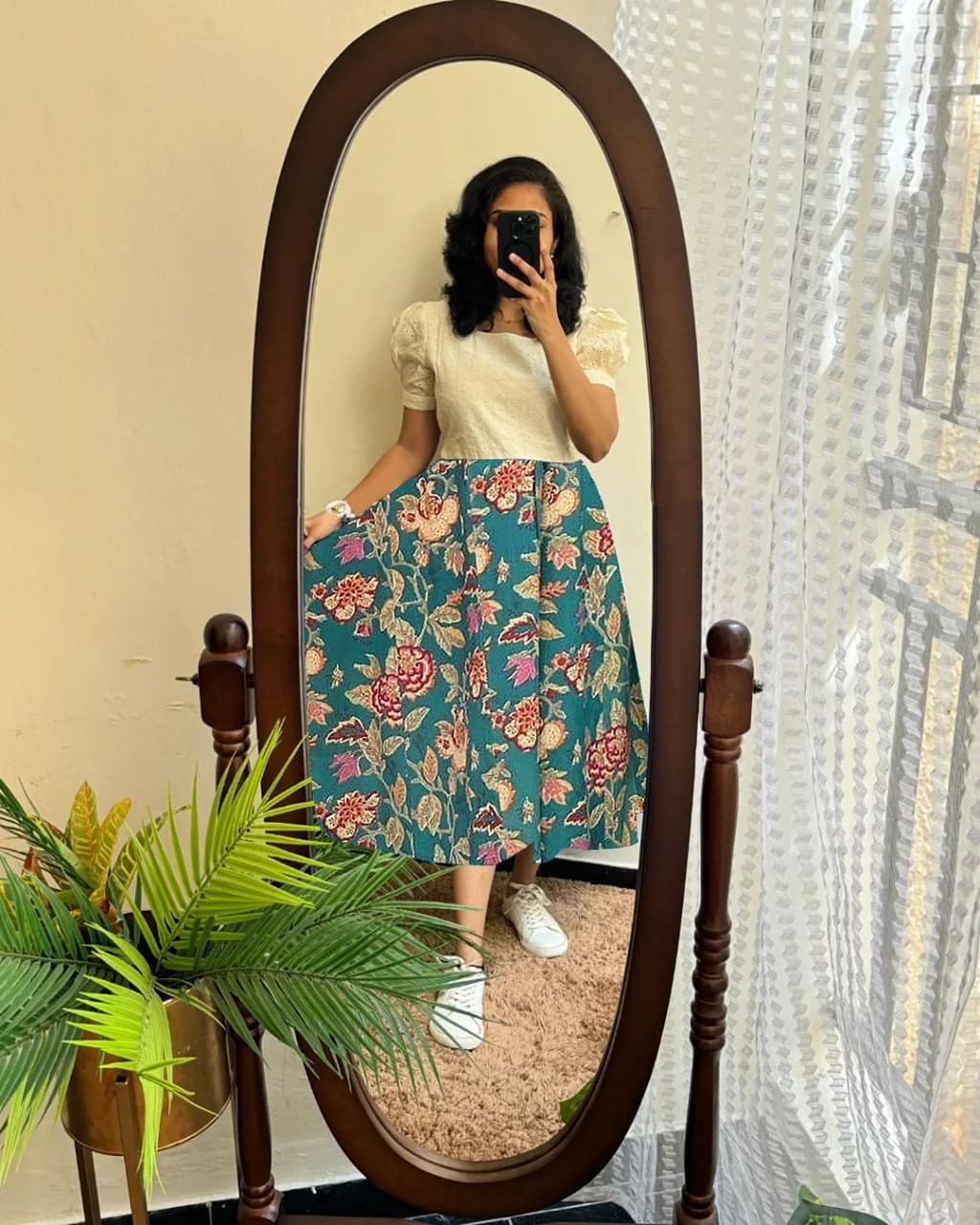 Floral Umbrella Pattern Co-ord Set