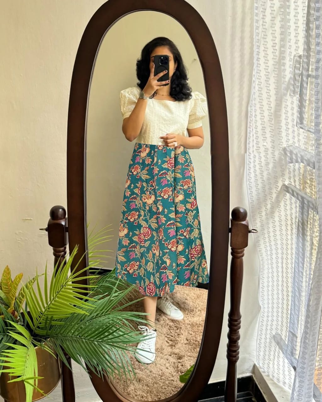 Floral Umbrella Pattern Co-ord Set