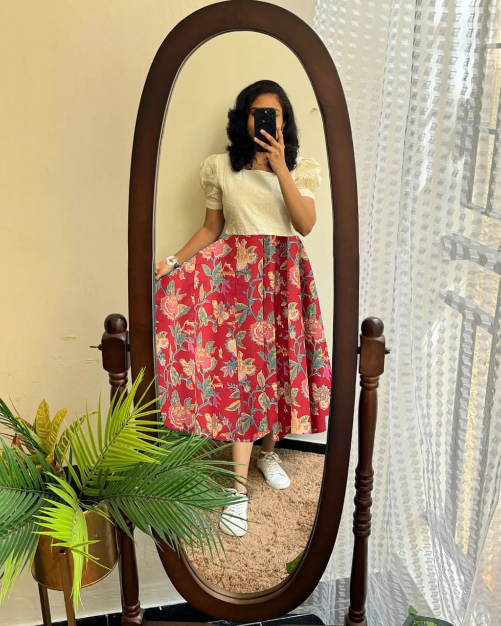 Floral Umbrella Pattern Co-ord Set