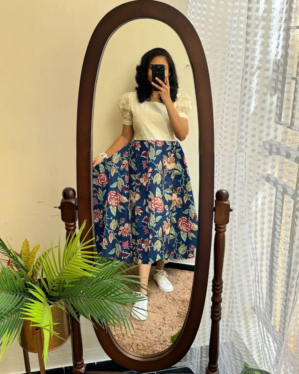 Floral Umbrella Pattern Co-ord Set