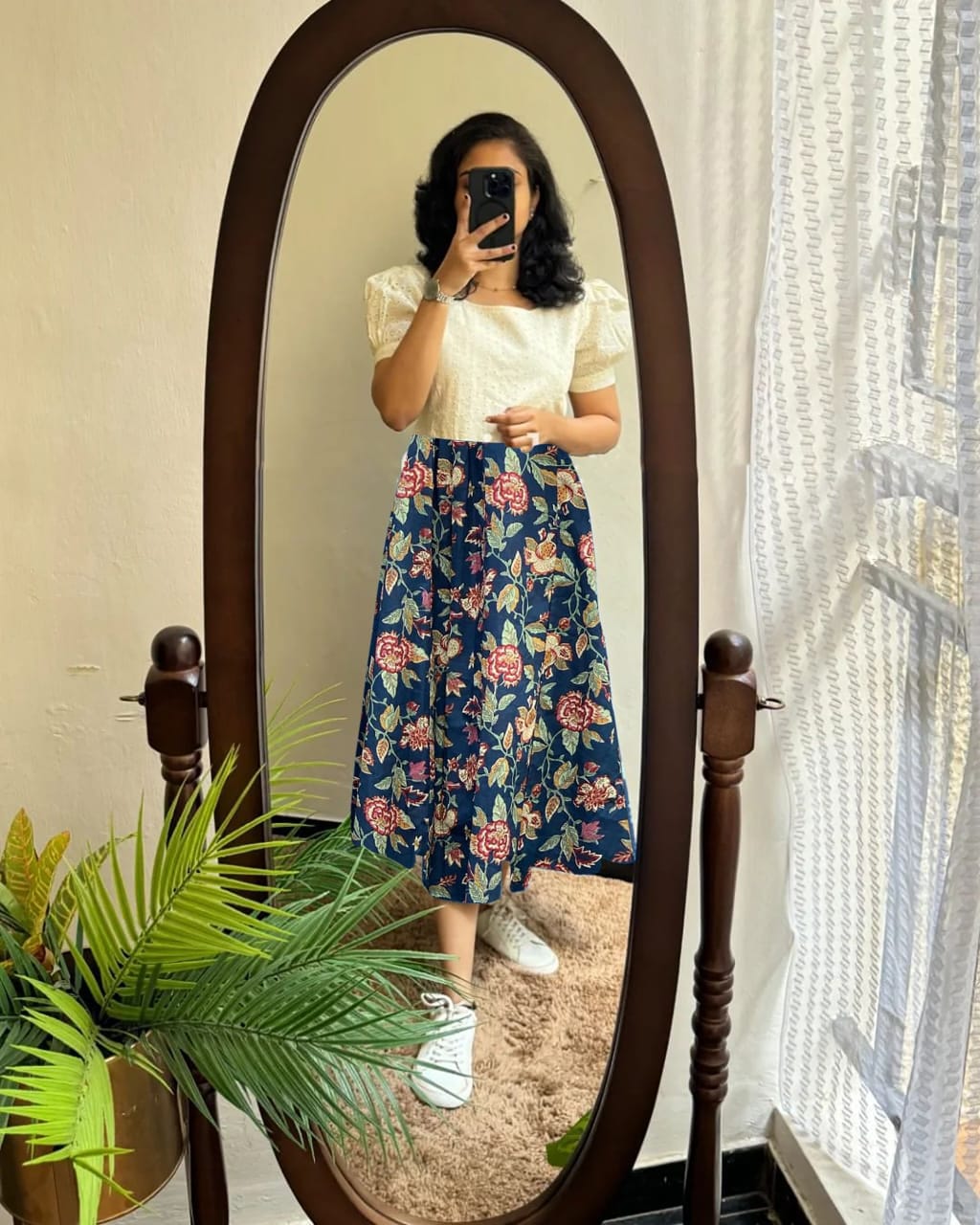 Floral Umbrella Pattern Co-ord Set