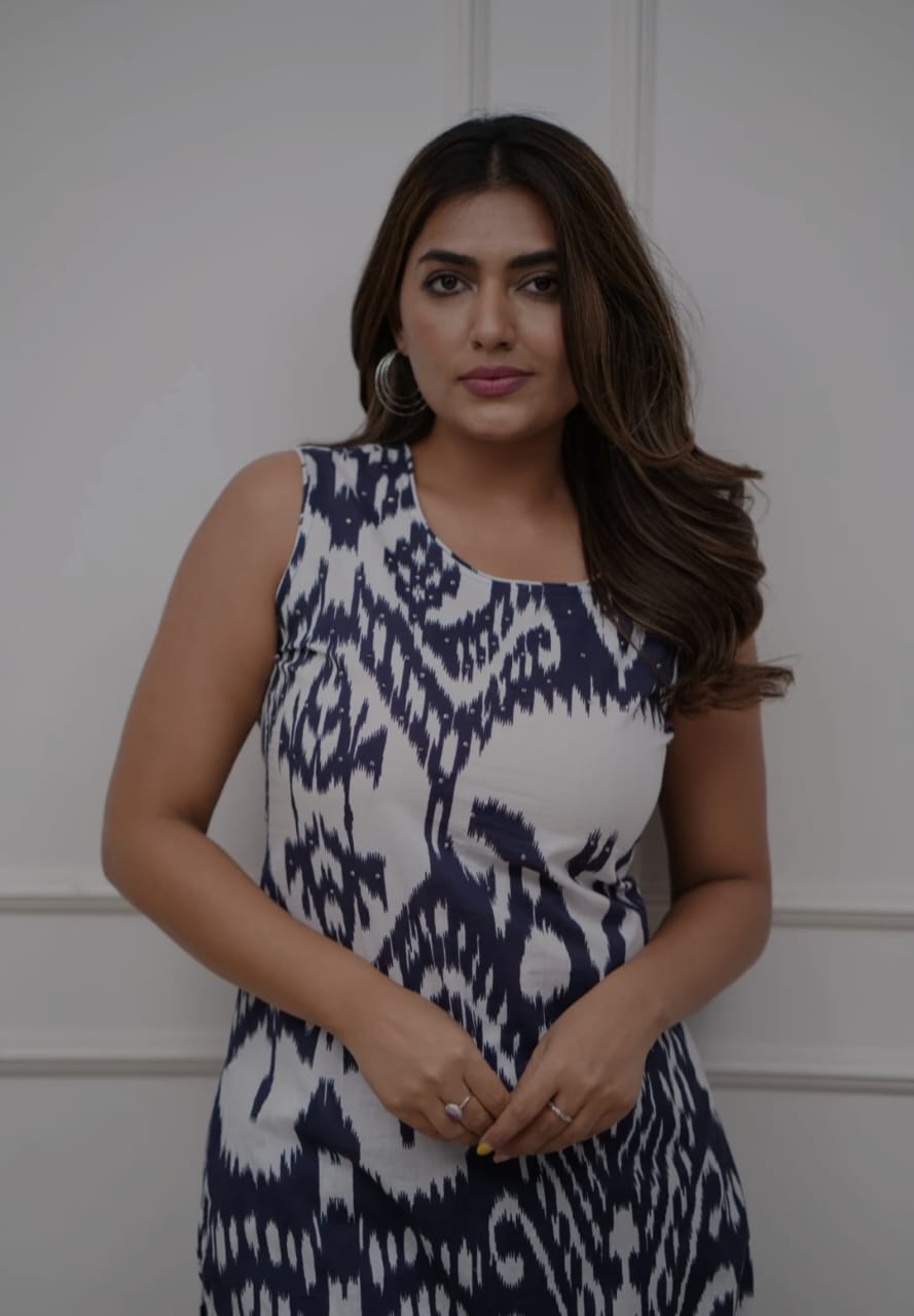 Stylish Straight Embroidered Co-ord Set