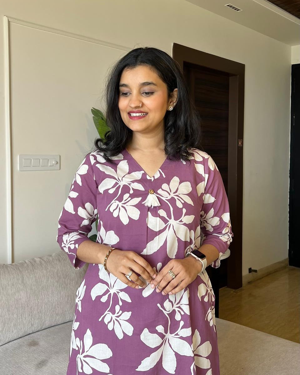 Classy Floral Printed Co-ord Set