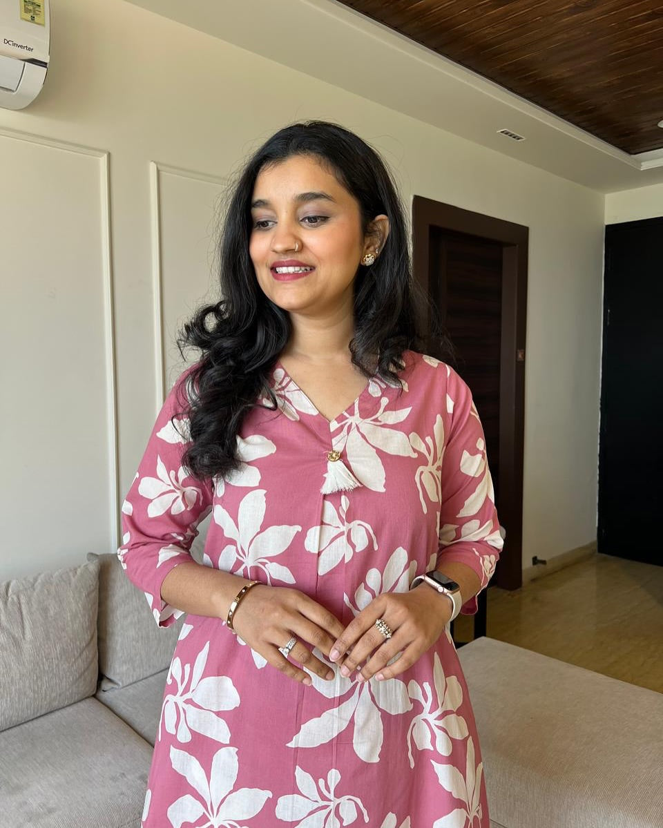 Classy Floral Printed Co-ord Set