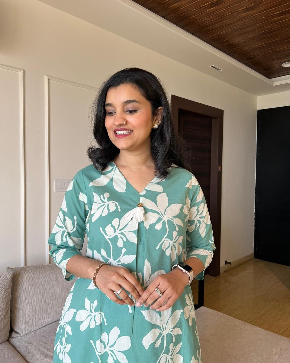 Classy Floral Printed Co-ord Set