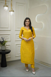 Hand sequence and printex work kurti