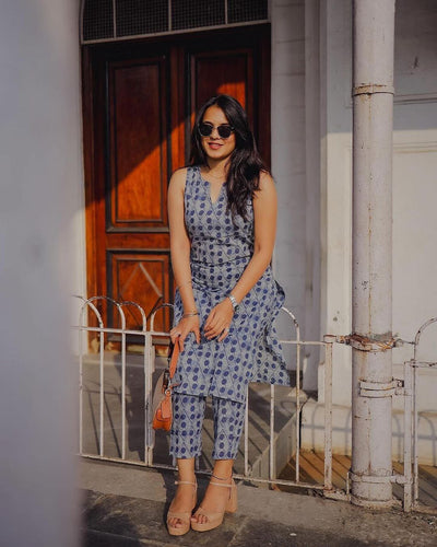 Fabric premium heavy cotton Kurti