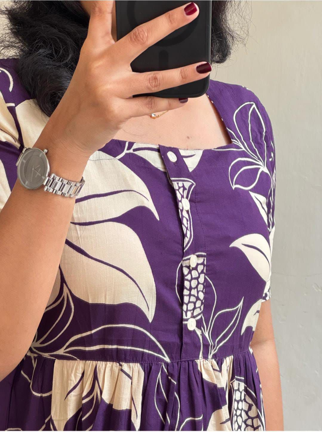 Premium Floral Designed Midi Dress