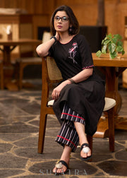 Cotton Flex Black Beauty Kurta With Pant