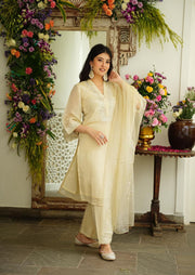 Beautiful  chanderi suit
