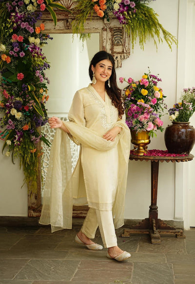 Beautiful  chanderi suit