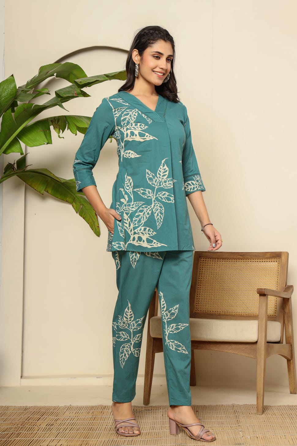 Premium Floral Designed Co-ord Set