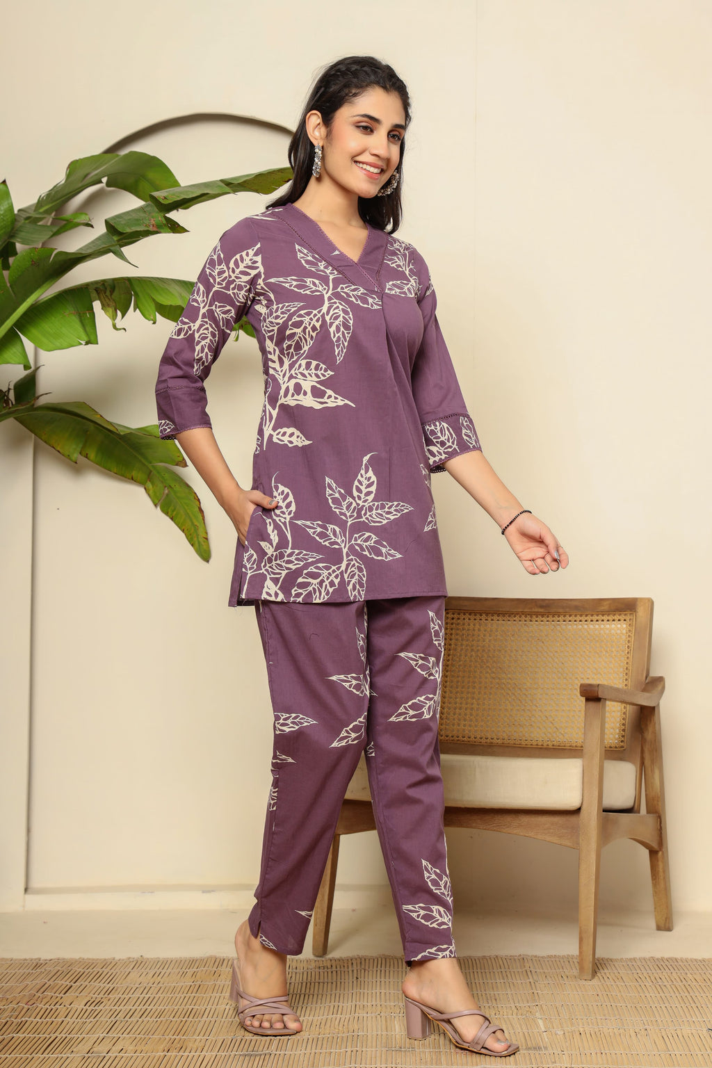 Premium Floral Designed Co-ord Set