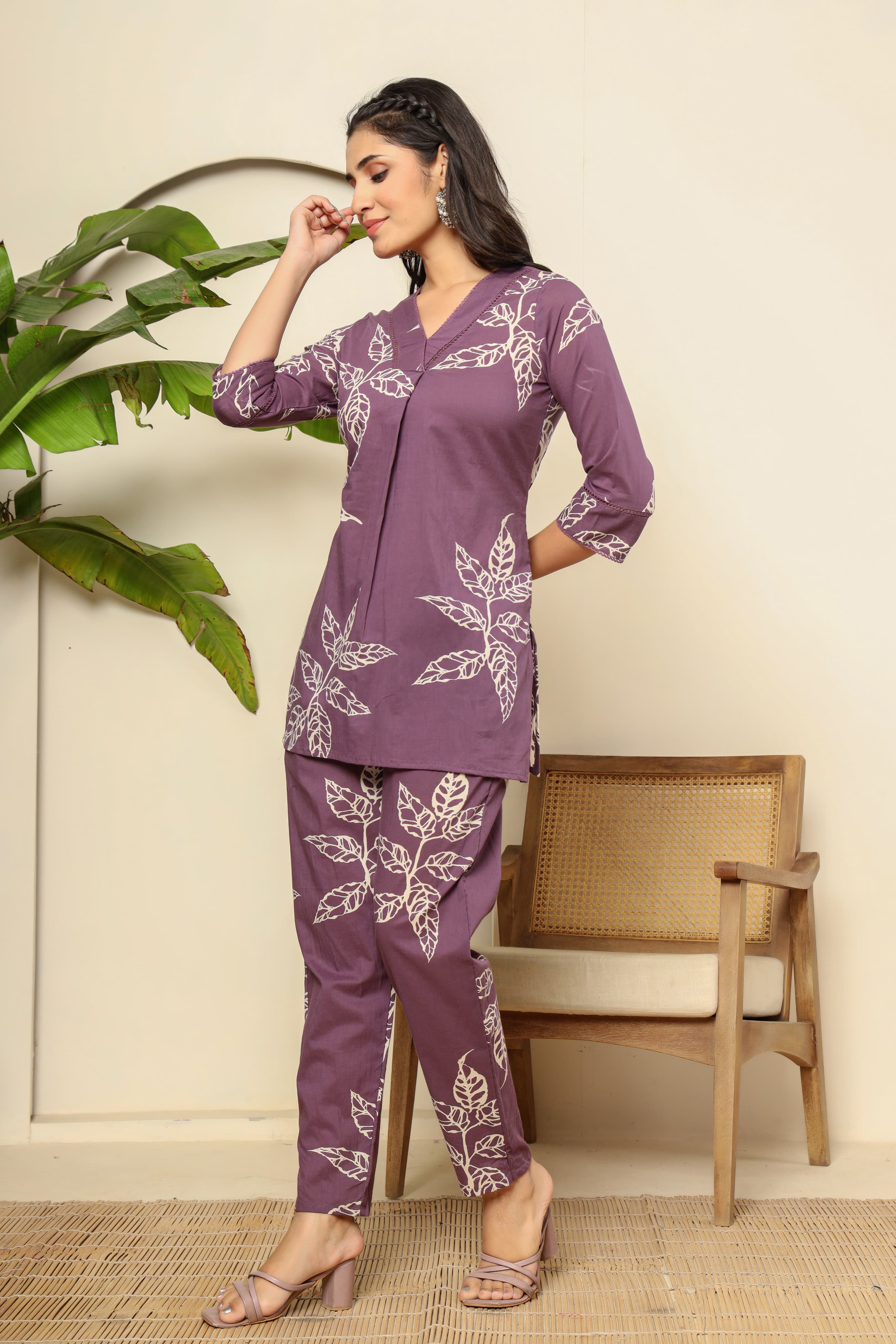 Premium Floral Designed Co-ord Set