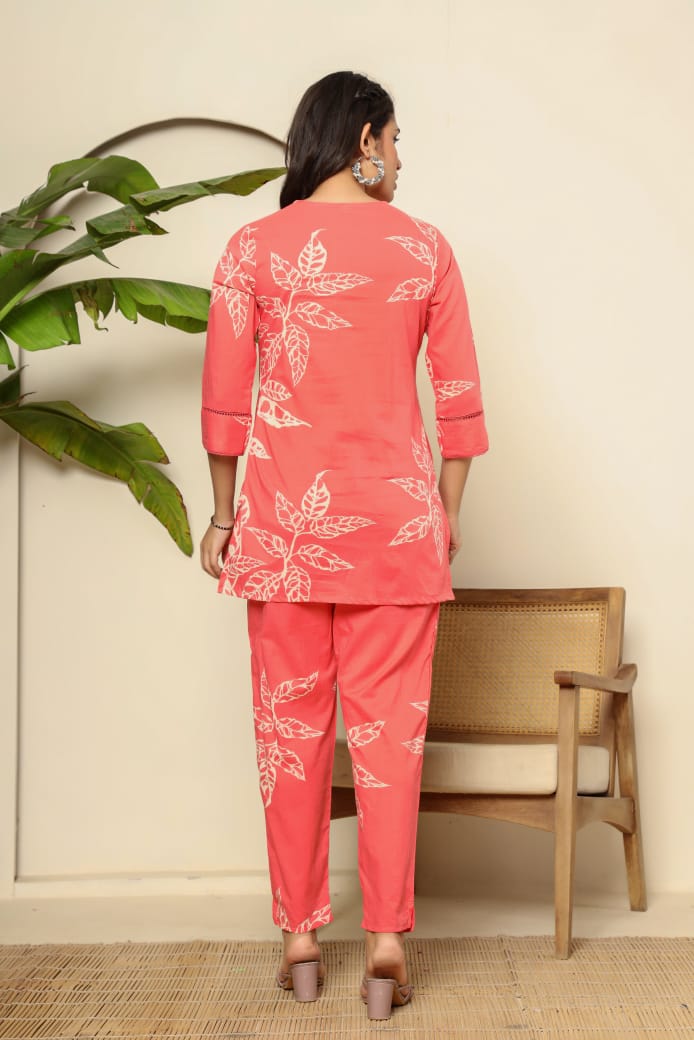 Premium Floral Designed Co-ord Set