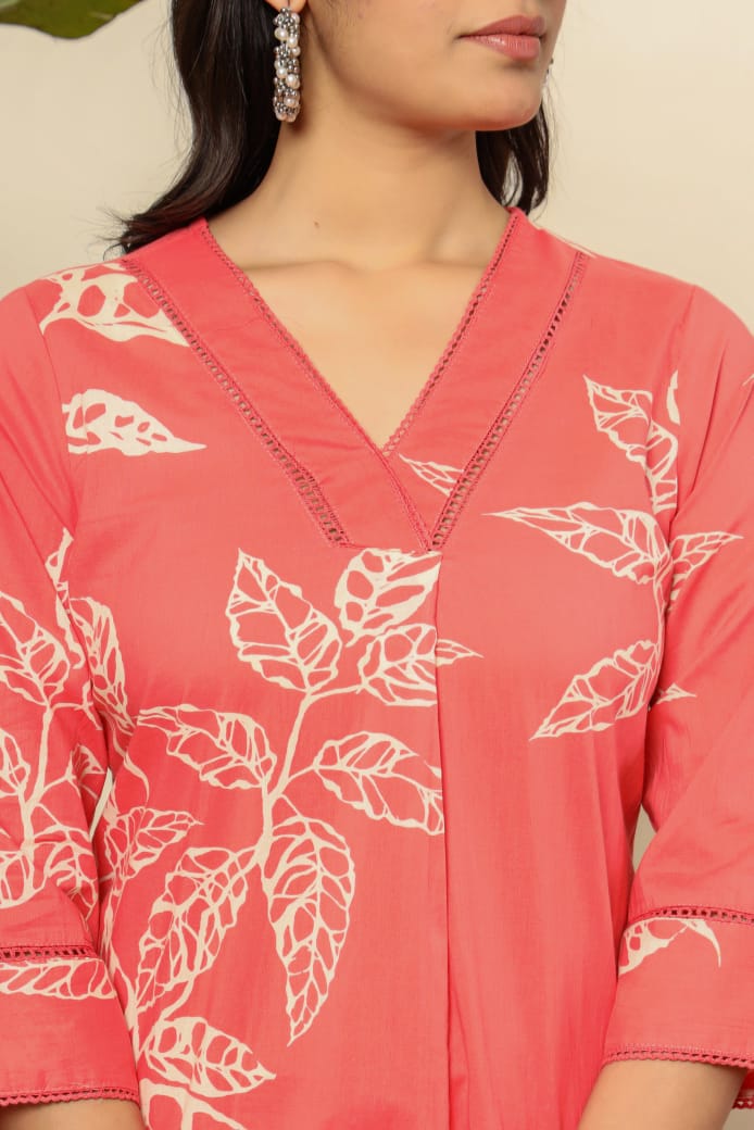 Premium Floral Designed Co-ord Set