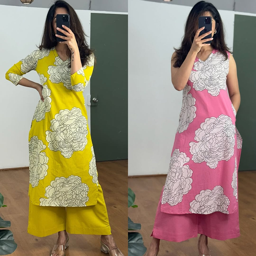 Floral Classic Printed Co-ord Set